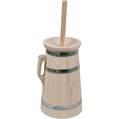 Produktbild von Butterfass, 3 Liter aus Holz 16,5 cm