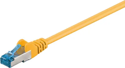 Produktbild von Goobay CAT 6A Patchkabel, S/FTP (PiMF), Gelb