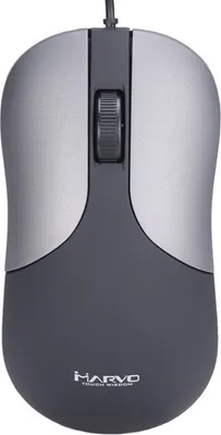 Produktbild von Kabelgebundene Maus, Marvo DMS002GY, grau, optisch, 1200DPI