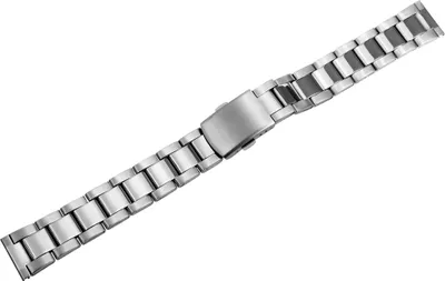 Produktbild von Edelstahl-Uhrenarmband, silberfarben, 18 mm - 22 mm