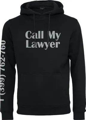Obrázek produktu pro Pánská mikina Mr. Tee Lawyer Hoody black - XL