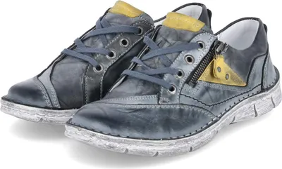 Produktbild von Krisbut Damen Halbschuhe Blau GlattlederGröße:39