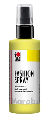 Produktbild von Marabu Textilsprühfarbe "Fashion Spray" zitron 100 ml