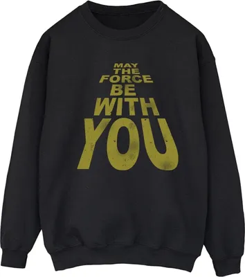 Produktbild von Star Wars - "May The Force Be With You" Sweatshirt für Damen BI36676 (XL) (Schwarz)