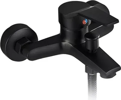 Immagine prodotto di Miscelatore per vasca da bagno, Corpo valvola in Vetroceramica, Monocomando, Stile contemporaneo, Miscelatore nero