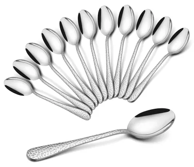 Productafbeelding van 12-delige set van 15 cm roestvrijstalen theelepels en koffielepels