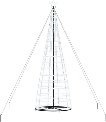 Produktbild von vidaXL LED-Weihnachtsbaum mit 800 LEDs Kaltweiß 400 cm Eisen