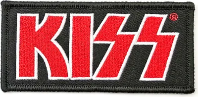 Produktbild von Kiss Red Logo Aufnäher zum Aufnähen