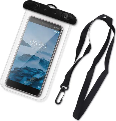 Produktbild von Wasserdichte Handy Tasche Nokia Serie Schutz Hülle Wasserfest Cover Strand CaseFarben:Transparent;Smartphone:Nokia 3 Dual-SIM