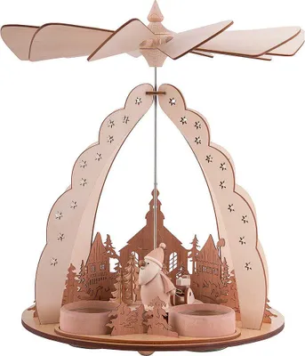 Produktbild von 1-stöckige Ruprechtpyramide im Dorf (28cm) von Rauta