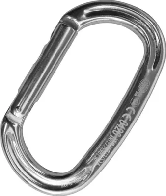 Produktbild von Kong Italy Ovalone Straight Karabinerhaken Grau  Grau One Size
