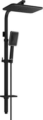 Produktbild von Mexen Q54 Duschsäule, Schwarz/Chrom - 798545495-71