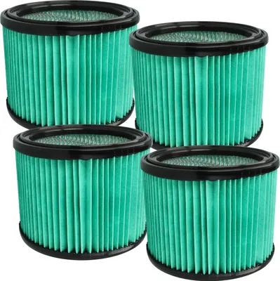 Produktbild von vhbw 4 Staubsaugerfilter kompatibel mit Bosch 060197C100, 06019E5100 Staubsauger - HEPA-Filter Schwarz Hellblau