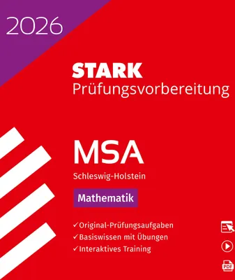 Produktbild von STARK Mathematik - MSA 2026 Schleswig-Holstein - Prüfung.