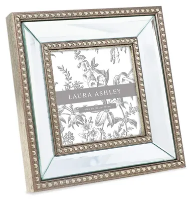 Productafbeelding van Laura Ashley fotolijst, 10,2 x 10,2 cm, champagnekleurig, klassieke spiegel