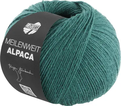 Produktbild von Lana Grossa - Meilenweit 6-fach 150g Alpaca uni 1026 petrol