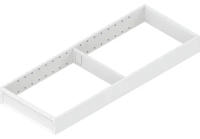 Produktbild von Blum Ambia-Line Schubkastenrahmen breit - 522x200x50mm, Stahl seidenweiß matt