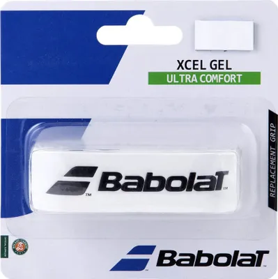 Image de Babolat Xcel Gel 2016 base wrap white pack 1 pc