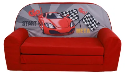 Produktbild von Kindersofa "MINI" zum Aufklappen Racing Car W386 02 FORTISLINE