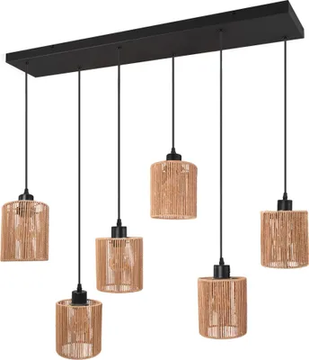 Image de Lampe Suspendue Toolight APP1822-6CP Black
