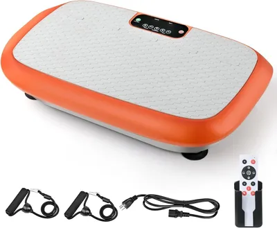 Produktbild von Vibrationsplatte – Trainingsgerät – Fitnessplattform – Verbesserung der Muskelaktivierung – 99 Geschwindigkeitsstufen – 58x33x10 cm – Schwarz