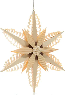 Produktbild von Fensterschmuck Spanstern Mitte Stern (beidseitig) BxHxT=22x22x4cm NEU