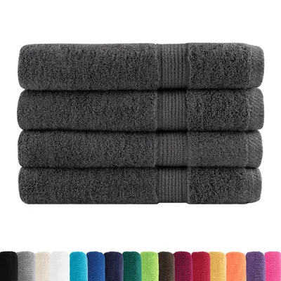 Immagine prodotto di Asciugamani Premium SOLUND 4 pz Antracite 100x200 cm 600 g/m²