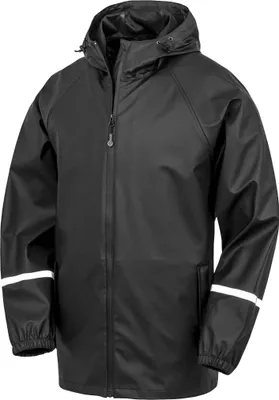 Image de Result Genuine Recycled - Veste "Prism", imperméable pour hommes PC7782 (L) (Noir)
