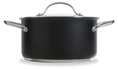 Kochtopf 16 cm, Edelstahl, mit Glasdeckel, für Induktion, ofenfest bis 230 °C