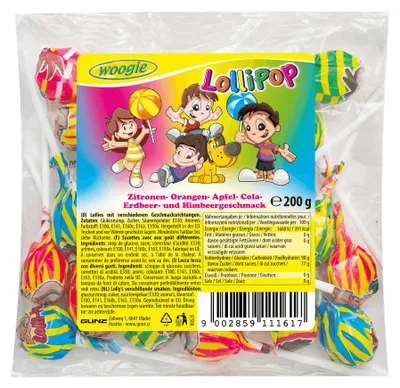 Produktbild von Woogie Lollipops Mix 200g