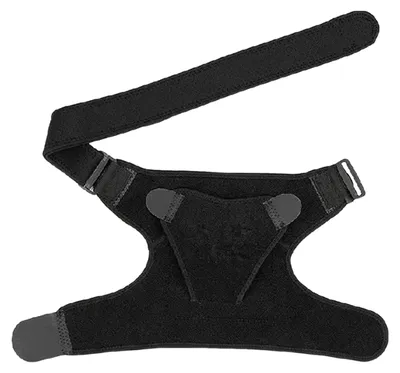Produktbild von Schulterbandage für Damen und Herren, verstellbare Kompressionsmanschette bei Rotatorenmanschettenriss, Armschlinge, Schulterstabilisator für den linken und rechten Arm