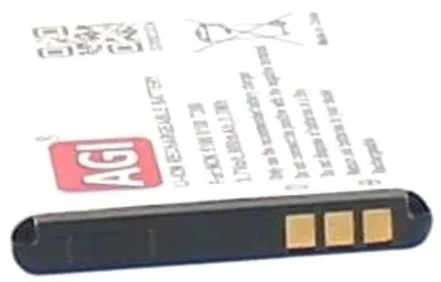 Produktbild von AGI 27633, Akku, Olympia, Schwarz, Lithium-Ion (Li-Ion), 600 mAh, 3,7 V