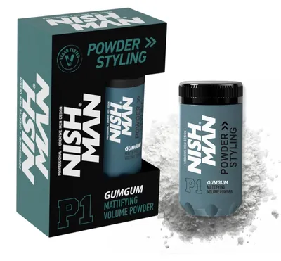 Produktbild von Nishman - P1 GumGum Volume Look Puder - Duftendes Haarstyling-Puder 20g