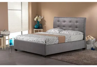 Produktbild von Designer Bett Schlafzimmer Betten Textil Leder Hotel Luxus Polster Samt Stoff
