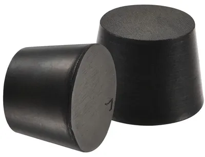 Gummistopfen konisch 30-37 mm, schwarz, 5 Stück