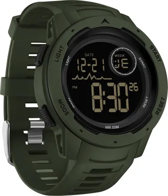 Produktbild von Militär Uhr Herren Digitaluhr Outdoor Sportuhr 5 ATM Wasserdicht 12/24H Wecker Alarm LED Stoppuhr Armbanduhr Kalender Countdown Datum Military Watch