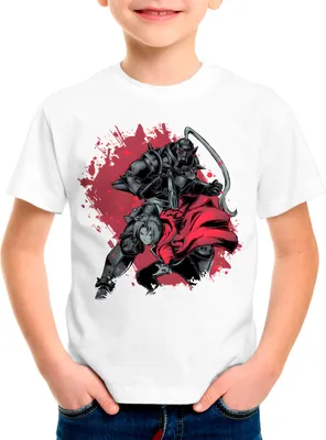 Produktbild von style3 United Brothers Kinder T-Shirt fullmetal japan anime cosplay roy brotherhood