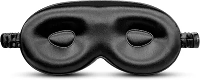 Imagen del producto de Mascarilla para los ojos 3D de seda, ergonómica, transpirable, ligera, ideal para dormir, viajar y relajarse