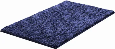Produktbild von Grund Badteppich MIRAGE - 100% Polyester POWERSOFT, Farbe:Blau, Größe:70x120 cm