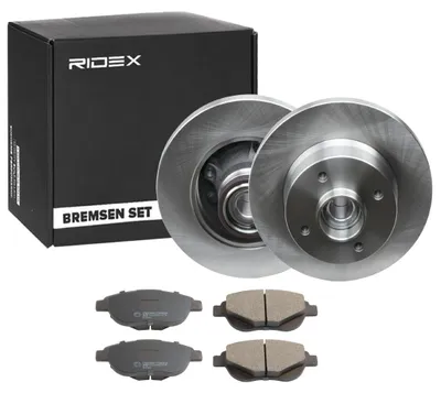 Produktbild von RIDEX Bremsenset Vorne Bremsscheiben Beläge Satz passend für PEUGEOT 207 (WA, WC) 249 249,0mm