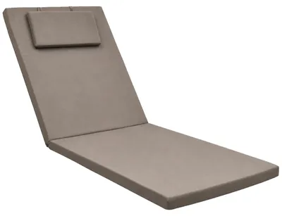 Produktbild von Beautissu Gartenliege Auflage Sonnenliege Loft RL, 200x60x5cm, Taupe