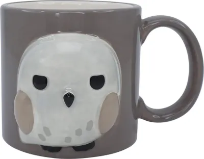 Image de Harry Potter - Tasse à café « Hedwige », Kawaii, 350 ml CD1861 (taille unique) (gris/multicolore)
