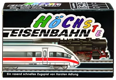 Produktbild von ADL01040 - Höchste Eisenbahn - Kartenspiel (GB, DE, FR, IT, ES), für 2 bis 6 Spieler, ab 5 Jahren