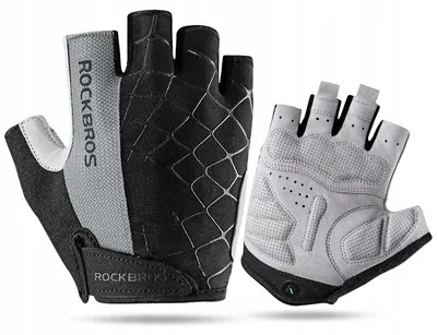 Produktbild von Rockbros ZR09 Fahrradhandschuhe ohne Finger Gel Rutschfest