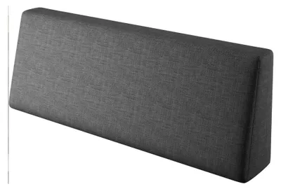 Produktbild von Palettenkissen für Gartenmöbel - Rückenkissen 120x40x20/10cm - Rückenpolster für Bett und Sofa - Palettenpolster für Palettenmöbel - Loungekissen mit abnehmbarem Bezug in Anthrazit