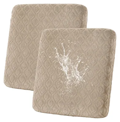 Produktbild von Sitzkissenbezüge 2-Sitzer Khaki Muster wasserdicht rutschfest Elasthan-Polyester