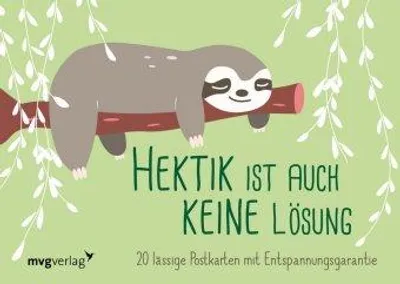 Obrázek produktu pro Ani hektika není řešením - 20 neformálních pohlednic se zárukou relaxace