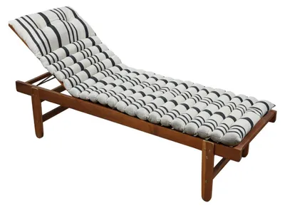 Image de Coussin de sol ou Bain de soleil Rayure