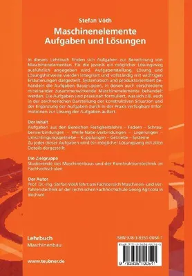 Produktbild von Maschinenelemente Aufgaben und Lösungen