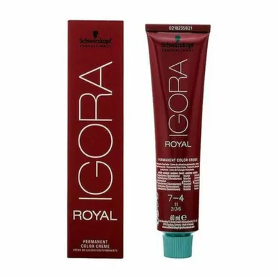 Produktbild von Schwarzkopf Haarfarbe Professional Igora Royal Permanent Color Creme 7-4 7-4